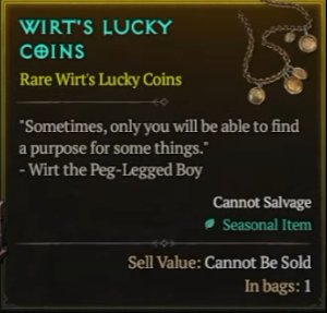 Wirt’s Lucky Coins